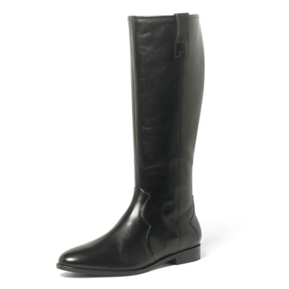 Anthony Veer Her Abigail Leather Knee Boots, Black, 7.5 - Picture 1 of 1